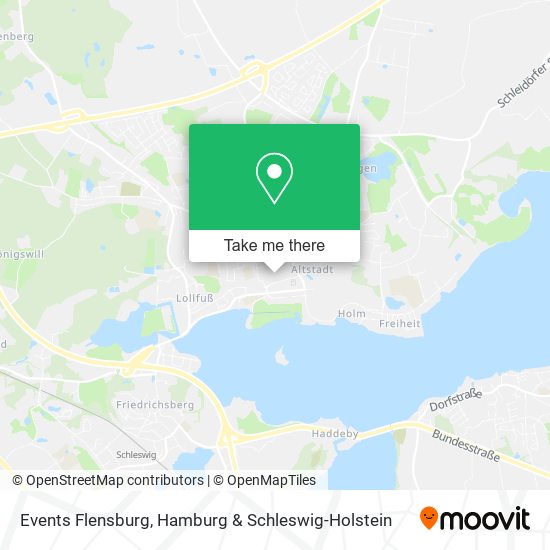Events Flensburg map