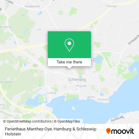 Ferienhaus Manthey-Oye map