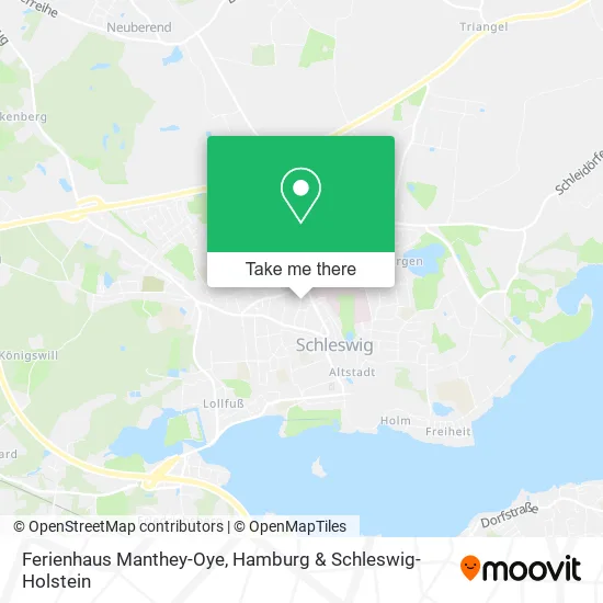 Карта Ferienhaus Manthey-Oye