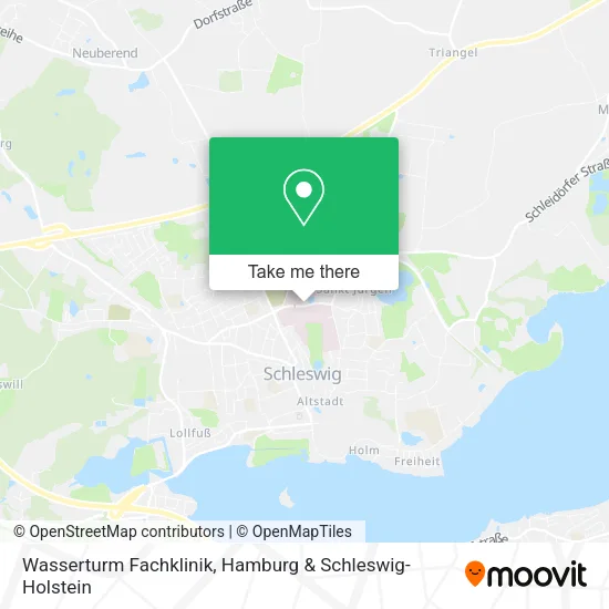 Карта Wasserturm Fachklinik