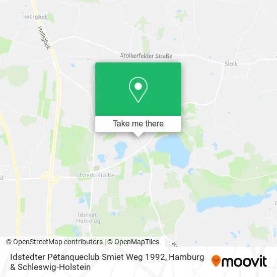 Idstedter Pétanqueclub Smiet Weg 1992 map