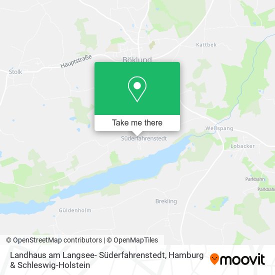 Landhaus am Langsee- Süderfahrenstedt map