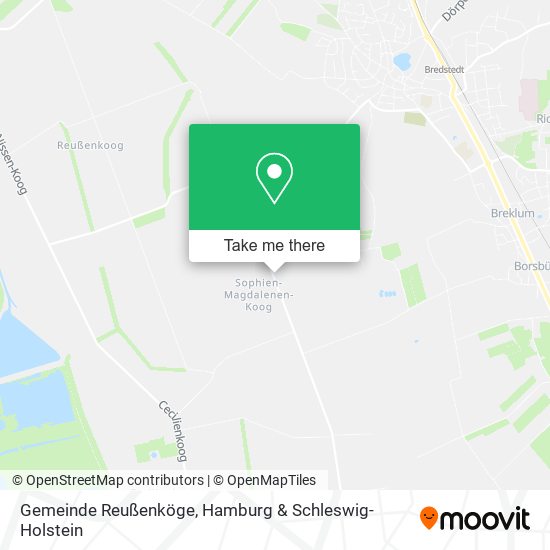 Gemeinde Reußenköge map