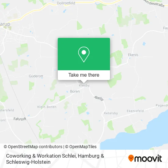 Карта Coworking & Workation Schlei