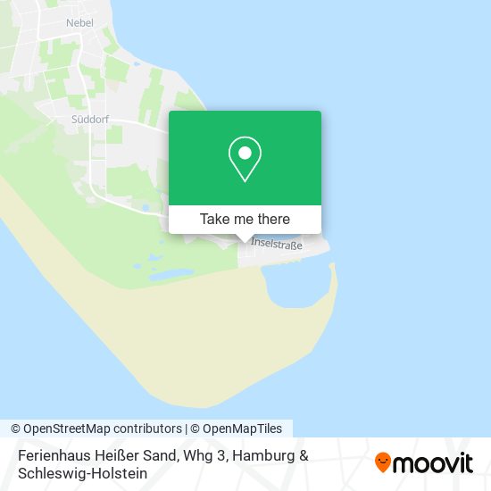 Ferienhaus Heißer Sand, Whg 3 map