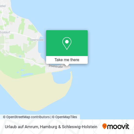 Urlaub auf Amrum map