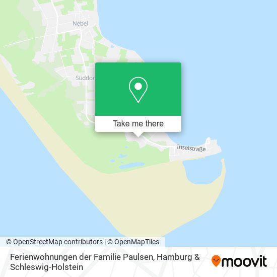 Ferienwohnungen der Familie Paulsen map