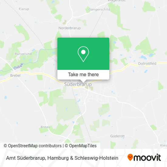 Карта Amt Süderbrarup