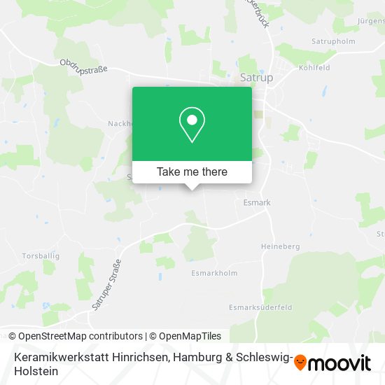Keramikwerkstatt Hinrichsen map