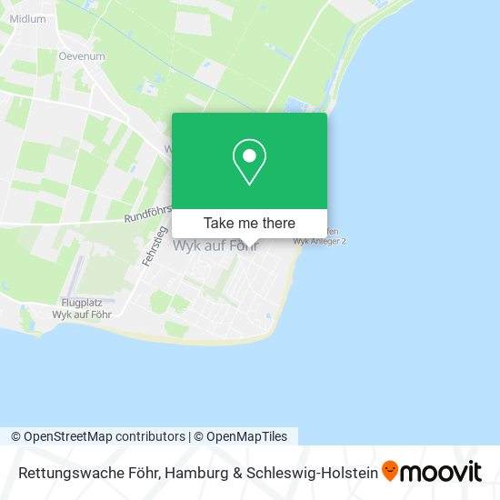 Rettungswache Föhr map