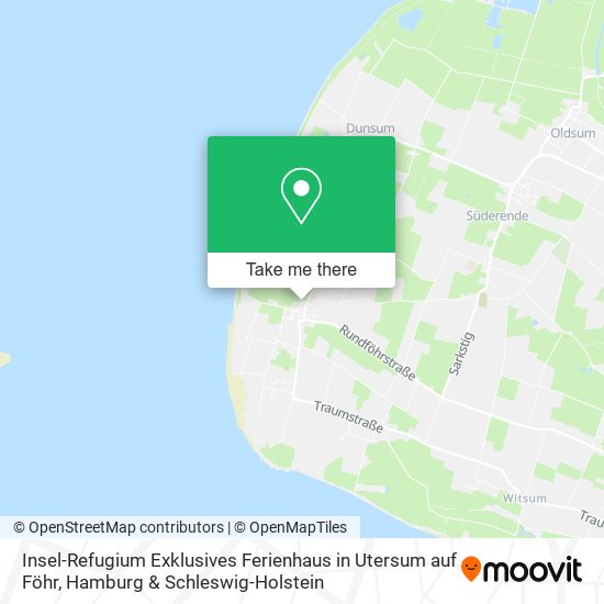 Insel-Refugium Exklusives Ferienhaus in Utersum auf Föhr map