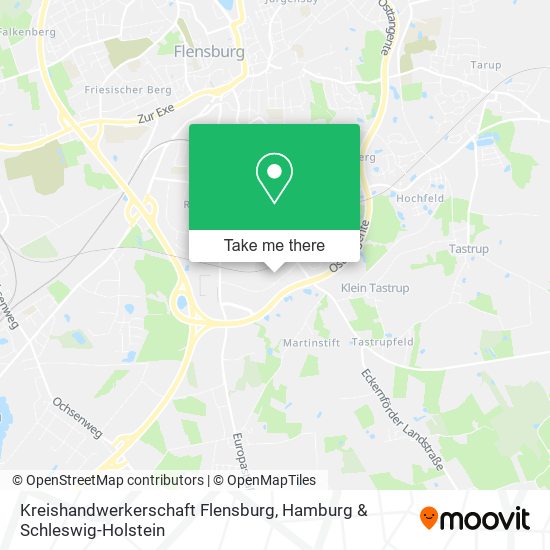 Kreishandwerkerschaft Flensburg map