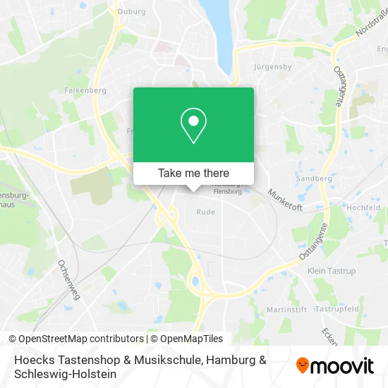 Карта Hoecks Tastenshop & Musikschule