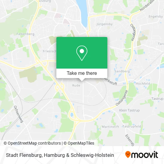 Карта Stadt Flensburg