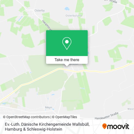 Ev.-Luth. Dänische Kirchengemeinde Wallsbüll map