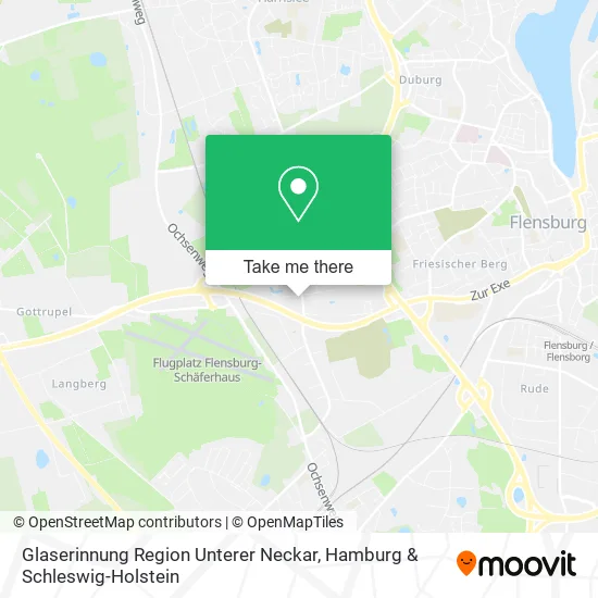 Карта Glaserinnung Region Unterer Neckar