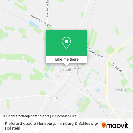 Kieferorthopädie Flensburg map