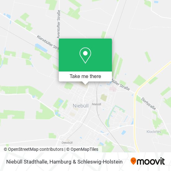 Niebüll Stadthalle map