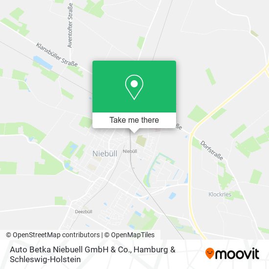 Auto Betka Niebuell GmbH & Co. map