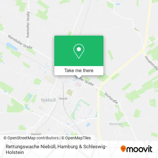 Карта Rettungswache Niebüll