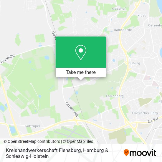 Kreishandwerkerschaft Flensburg map