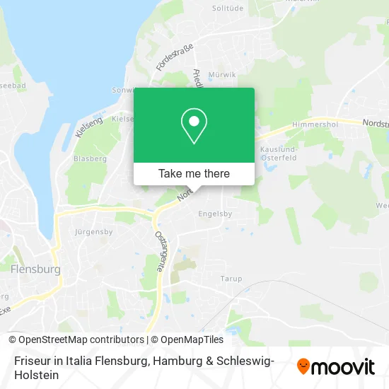 Карта Friseur in Italia Flensburg