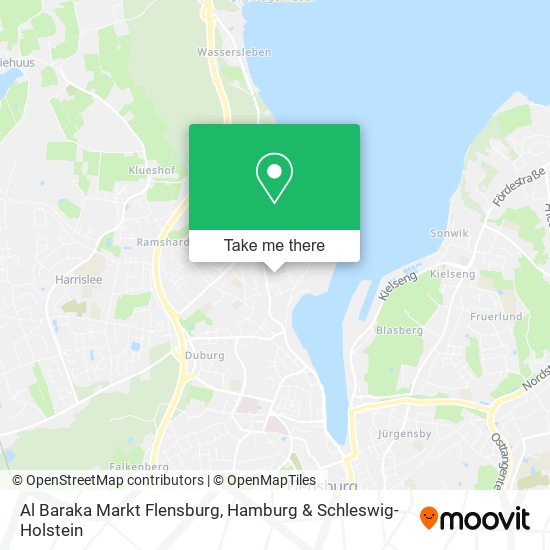 Al Baraka Markt Flensburg map