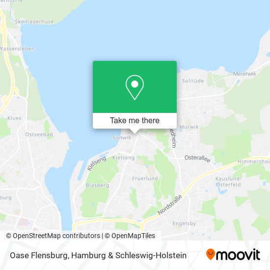 Oase Flensburg map