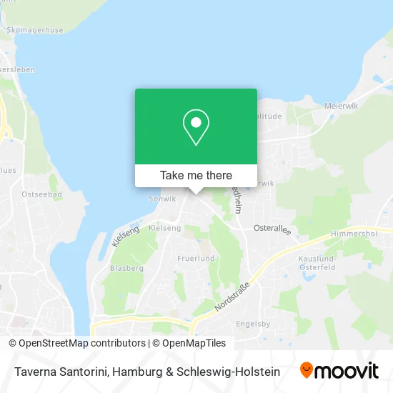 Карта Taverna Santorini