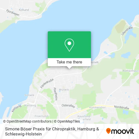 Карта Simone Böser Praxis für Chiropraktik