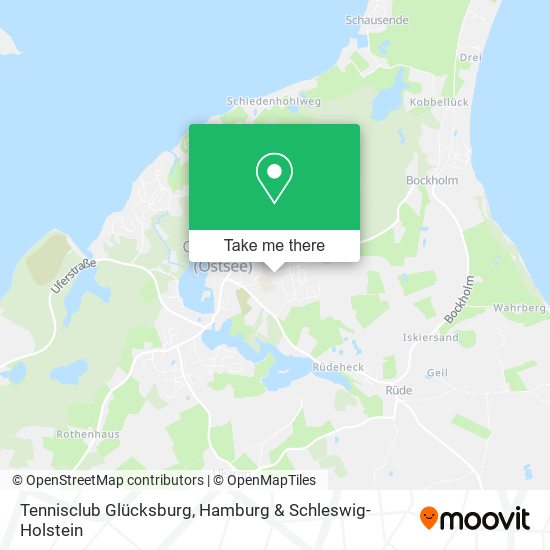 Tennisclub Glücksburg map