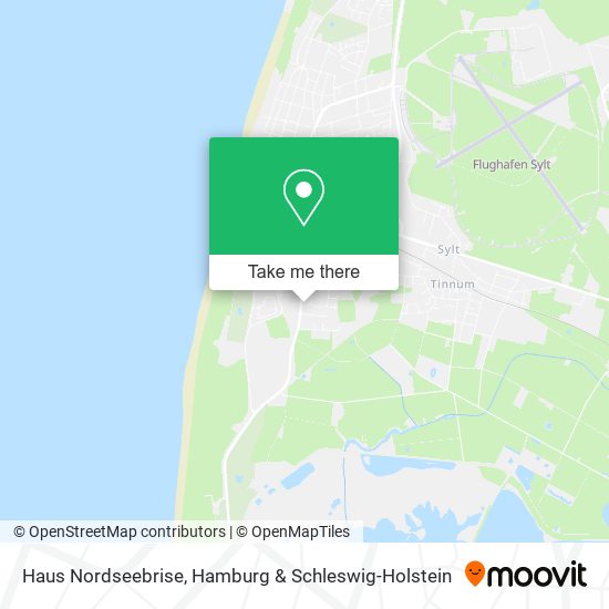 Haus Nordseebrise map