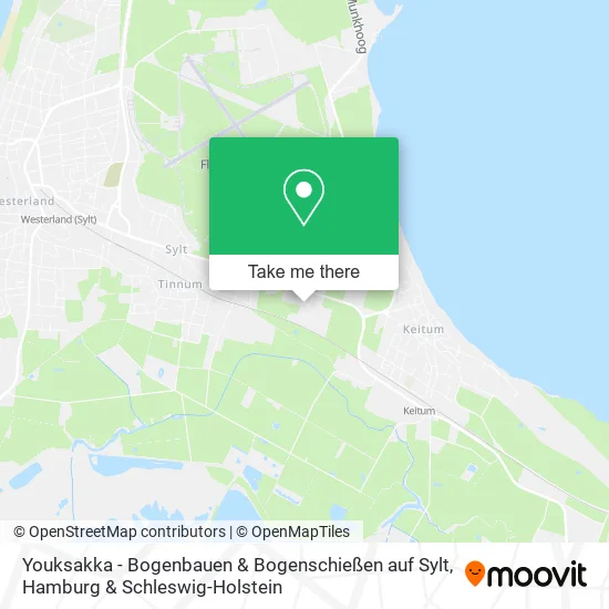 Карта Youksakka - Bogenbauen & Bogenschießen auf Sylt