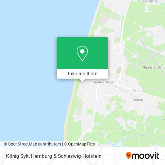 König Sylt map