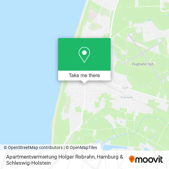 Карта Apartmentvermietung Holger Robrahn