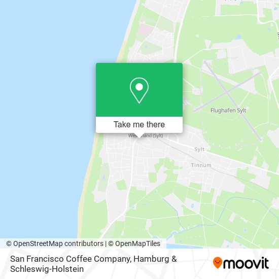 San Francisco Coffee Company map