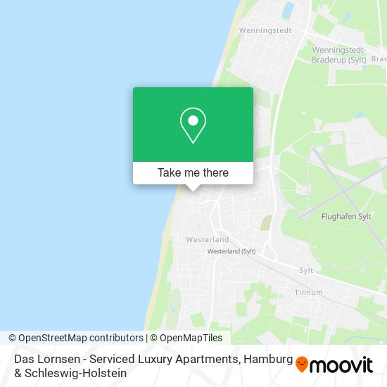 Das Lornsen - Serviced Luxury Apartments map
