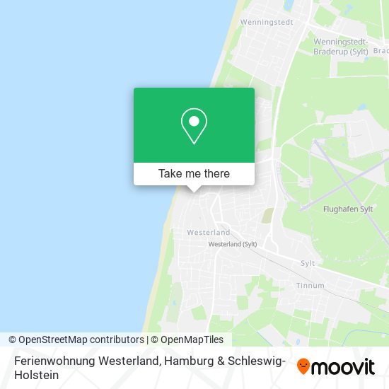 Ferienwohnung Westerland map