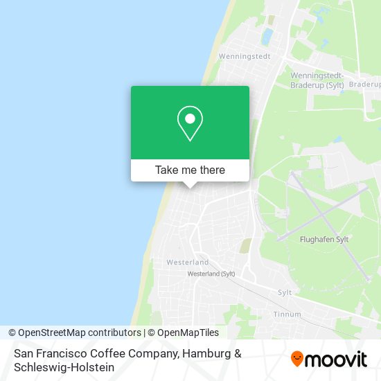 San Francisco Coffee Company map