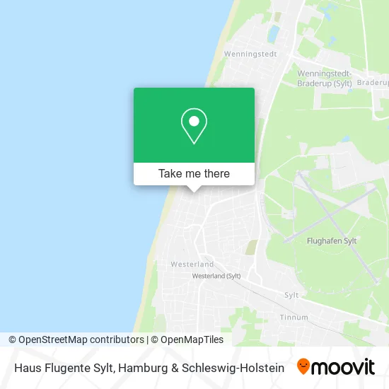 Карта Haus Flugente Sylt