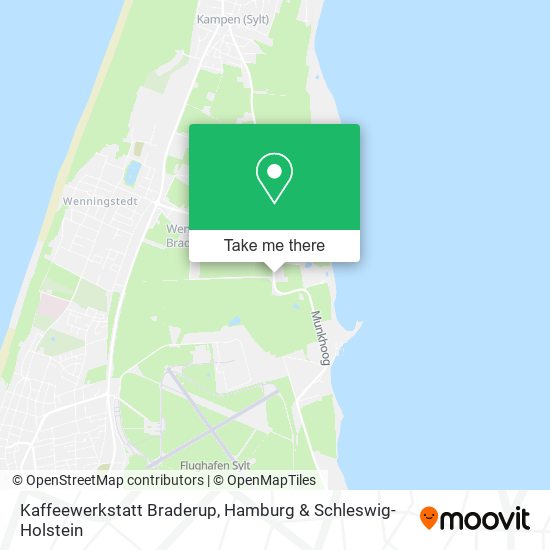 Kaffeewerkstatt Braderup map