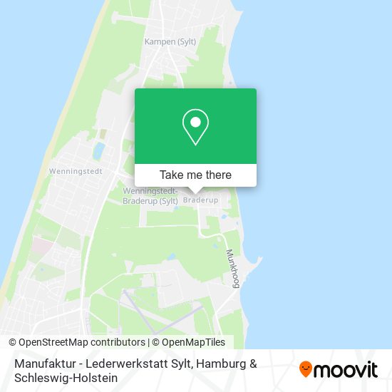 Manufaktur - Lederwerkstatt Sylt map