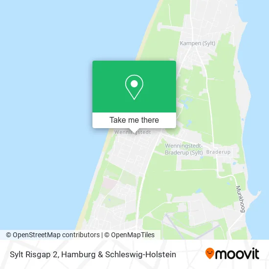 Карта Sylt Risgap 2