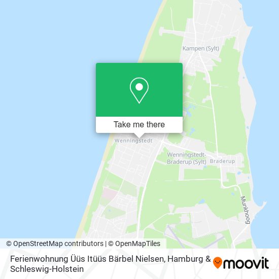 Ferienwohnung Üüs Itüüs Bärbel Nielsen map