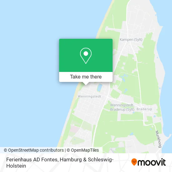 Карта Ferienhaus AD Fontes