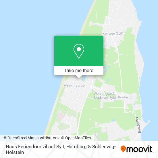 Haus Feriendomizil auf Sylt map