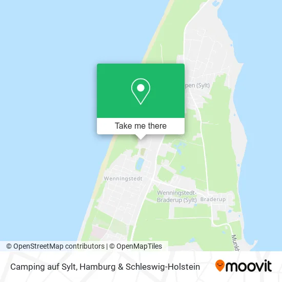 Карта Camping auf Sylt