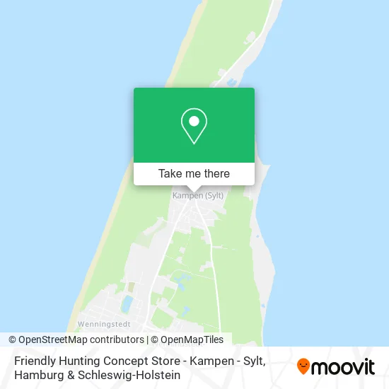 Карта Friendly Hunting Concept Store - Kampen - Sylt