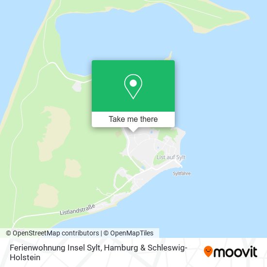 Ferienwohnung Insel Sylt map