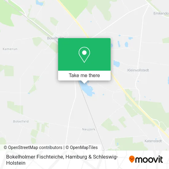 Карта Bokelholmer Fischteiche